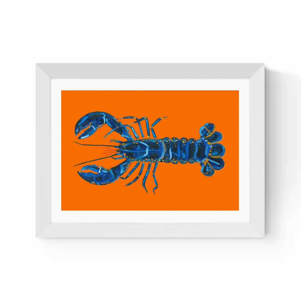 So'home Lobster on Orange by Alice Straker