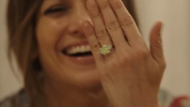 Jennifer Lopez engagement ring.