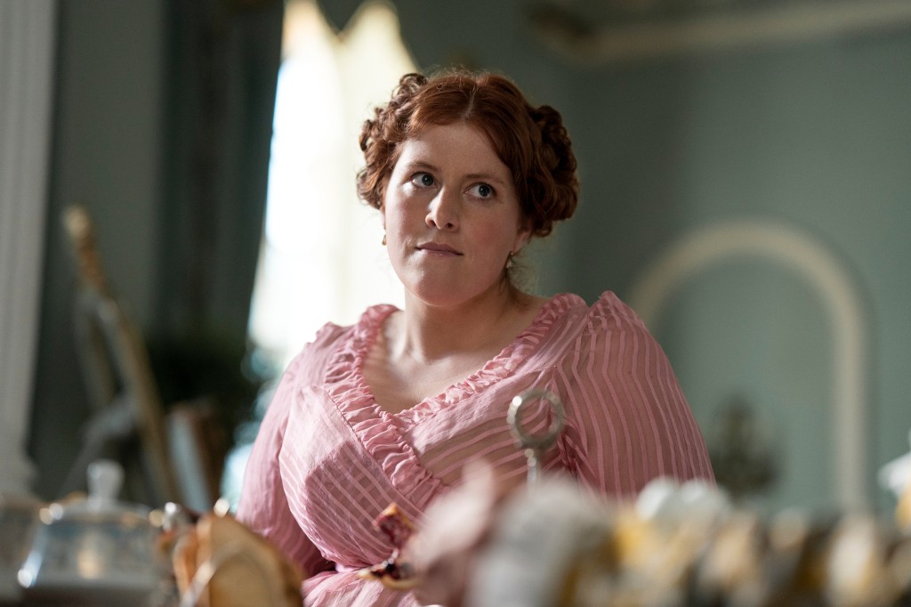 Lydia Rose Bewley as Mrs Clay in Persuasion