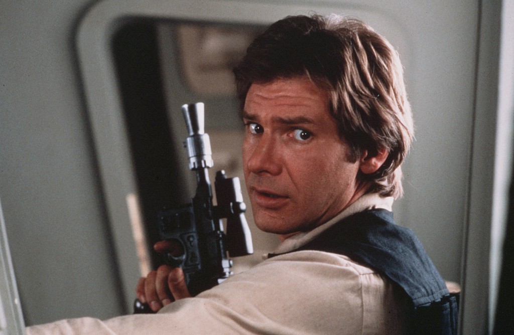 Harrison Ford as Han Solo.