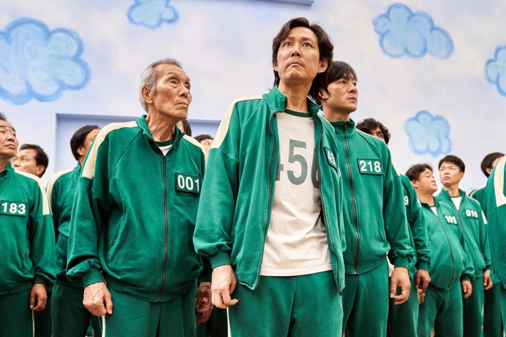 Contestants prepare for one of the games in Squid Game, Netflix drama