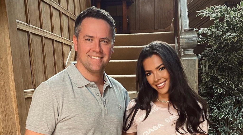 Former footballer Michael Owen with his daughter Gemma who is appearing in the 2022 season of Love Island