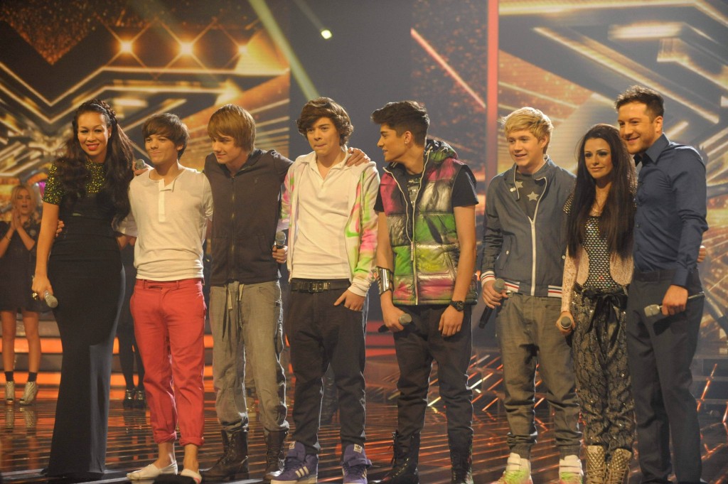 X Factor Rebecca Ferguson, One Direction, Cher Lloyd and Matt Cardle