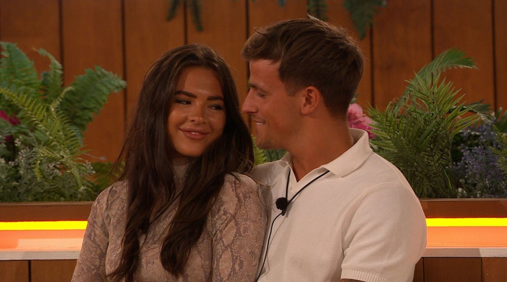 Editorial Use Only. No Merchandising. No Commercial Use. Mandatory Credit: Photo by ITV/REX/Shutterstock (12998798m) Gemma Owen and Luca Bish. 'Love Island' TV show, Series 8, Episode 19, Majorca, Spain - 24 Jun 2022