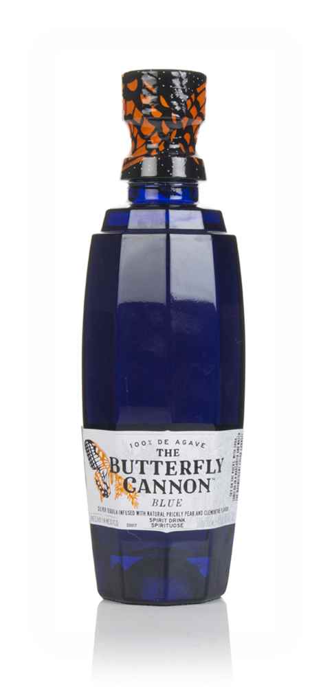 HIGH RES REQUESTED The Butterfly Cannon Blue Tequila, £28.95, Master of Malt