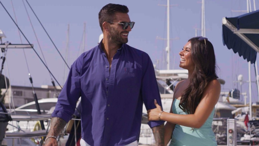 Editorial use only Mandatory Credit: Photo by ITV/REX/Shutterstock (13052783z) Adam Collard and Paige Thorne on a date. 'Love Island' TV show, Series 8, Episode 53, Majorca, Spain - 28 Jul 2022 Paige and Adam set sail Boys get fruity Indiyah and Dami head out for a fiesta Ekin-Su and Davide are serenaded