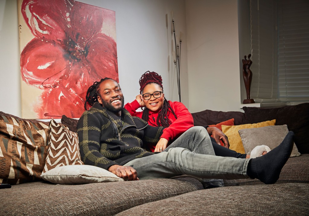 Television programme: Gogglebox. (L-R) Marcus and Mica..