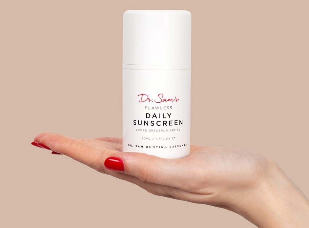 Dr Sam's Flawless Daily Sunscreen Moisturiser, Primer and Serum