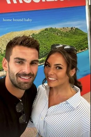 The pair returned home together from Majorca (Picture: Instagram)