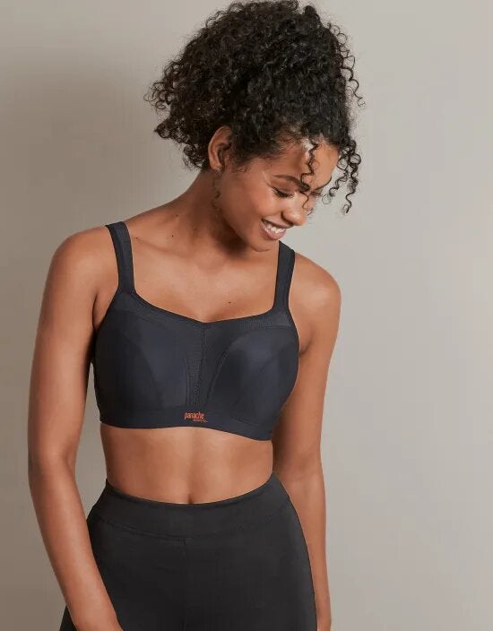 The Best High Impact Sports Bras As a woman who's run a marathon and who has D-cup boobs, I can tell you that running shoes are not exactly my first priority. For me, it’s all about the heavy-duty sports bra. I would rather run barefoot than in a flimsy brassiere. I would take a sock’s worth of blisters over the intolerable feeling of my boobs flopping around like an off-kilter windmill. And while running safely is always important (especially during heat waves), that feels impossible you're being hit in the face by your own body parts.