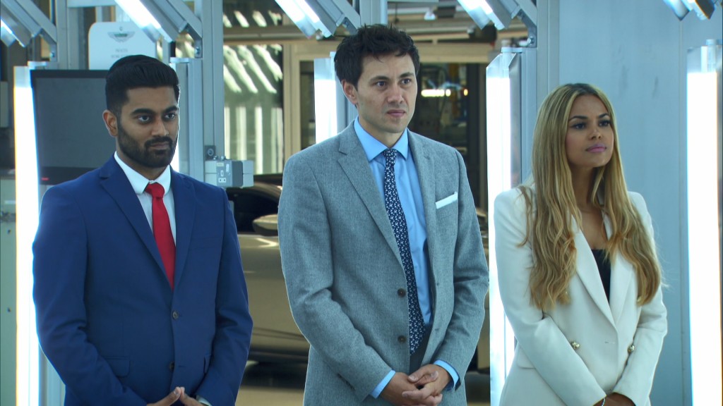 the apprentice's akshay, nick and kathryn