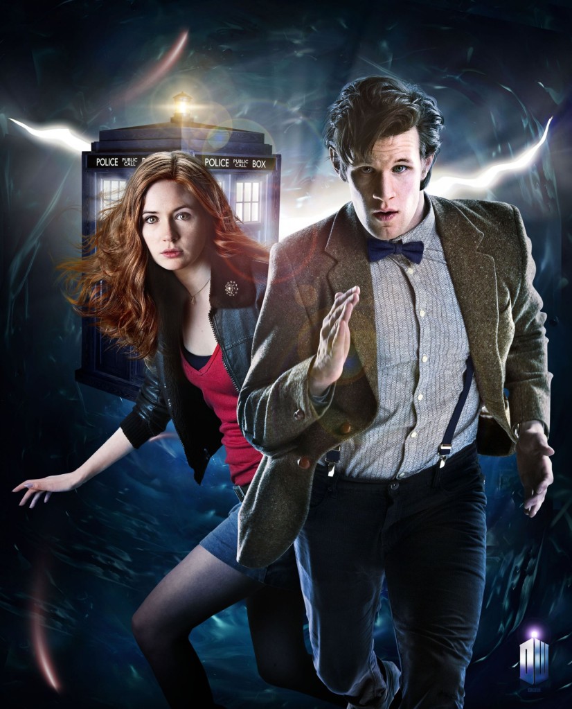 Karen Gillan and Matt Smith in Doctor Who