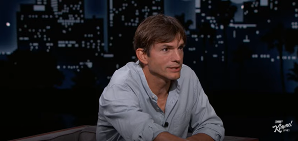 Ashton Kutcher on Jimmy Kimmel Live