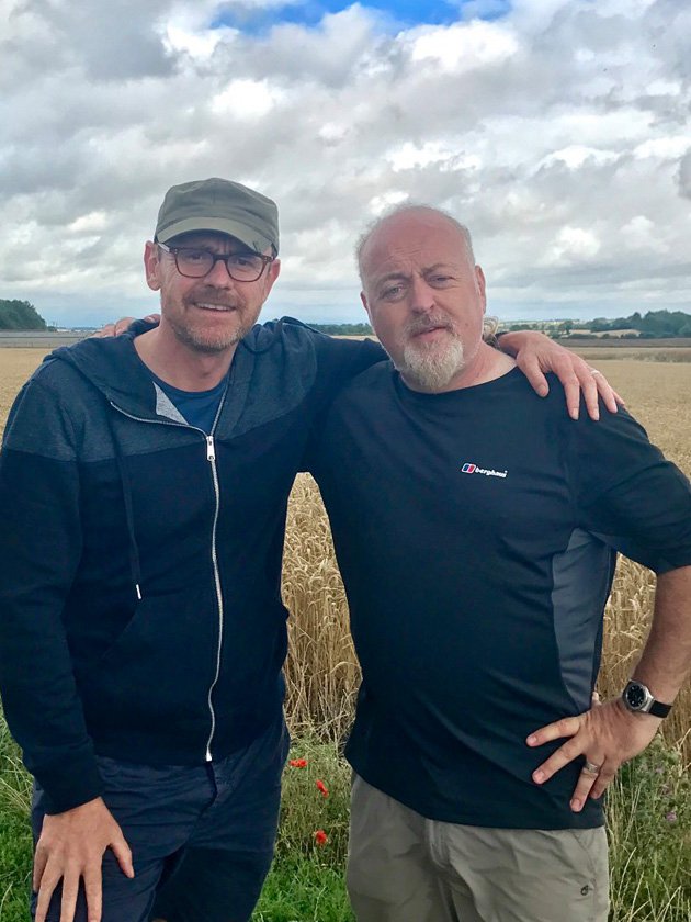 Bill Bailey and Sean Lock spent quality time together enjoying trips before Lock’s death in August 2021 (Picture: @BillBailey/Twitter)