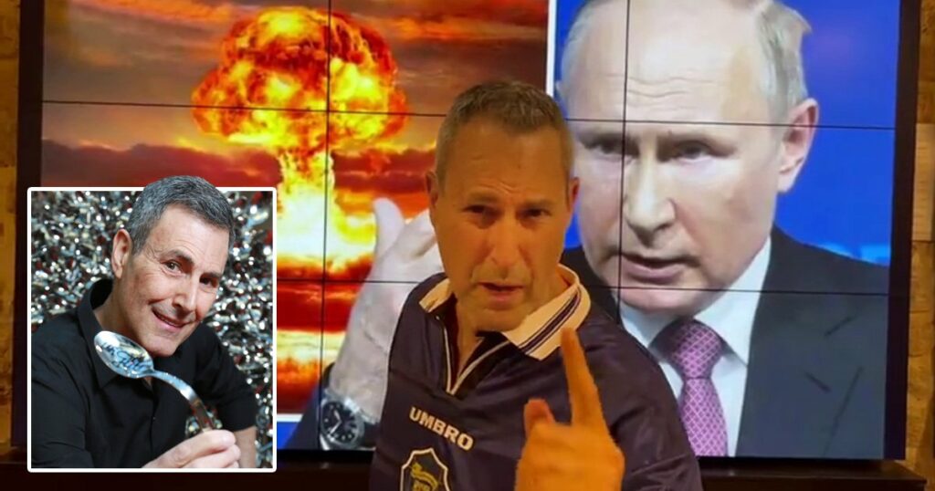 Uri Geller warns Vladimir Putin he will use mind power to ‘deflect’ and ‘turn back’ any nuclear warheads aimed at Britain 'This is serious stuff and I have a warning for you, Putin.'