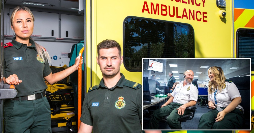 Stills from BBC series Ambulance