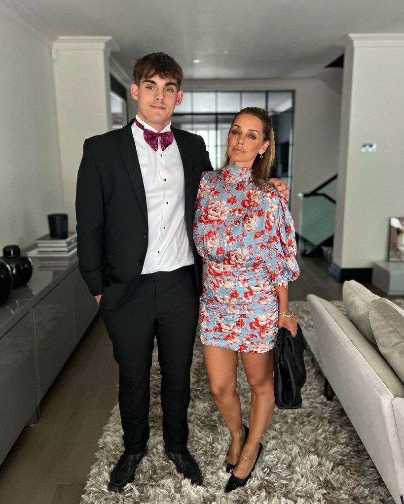 Louise Redknapp with son Charley