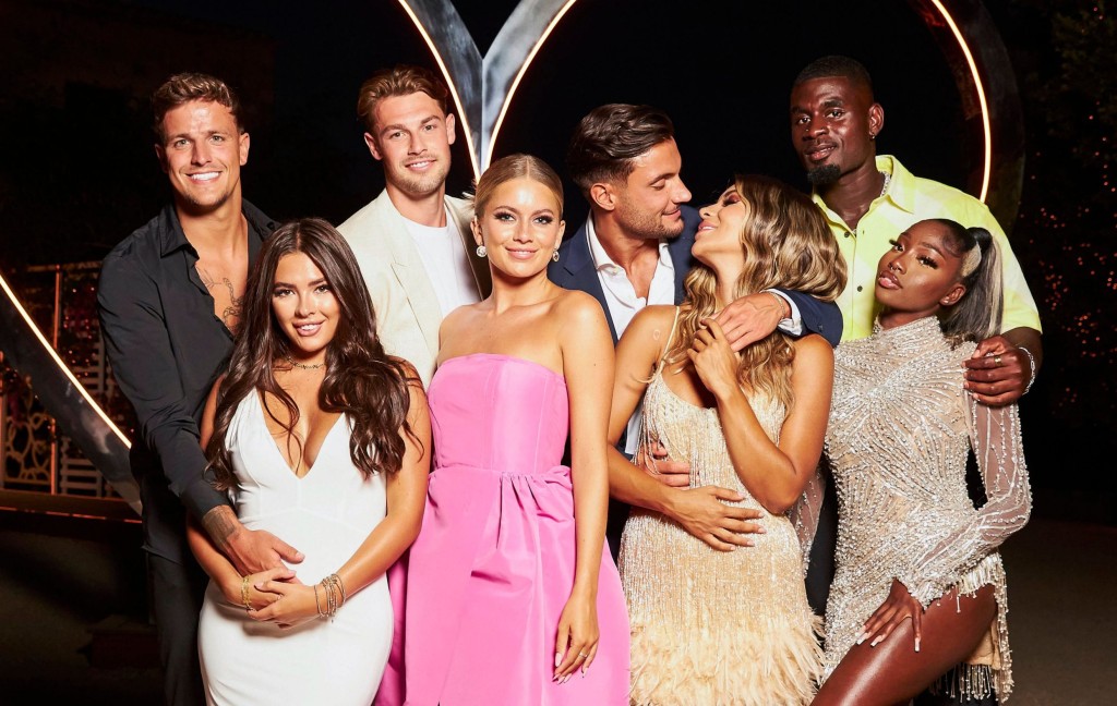 Editorial use only Mandatory Credit: Photo by Matt Frost/ITV/REX/Shutterstock (13060080ay) Gemma Owen and Luca Bish, Tasha Ghouri and Andrew Le Page, Ekin-Su Culculoglu and Davide Sanclimenti, Indiyah Polack and Dami Hope 'Love Island' TV show, Series 8, Episode 57, Live Final, Majorca, Spain - 01 Aug 2022