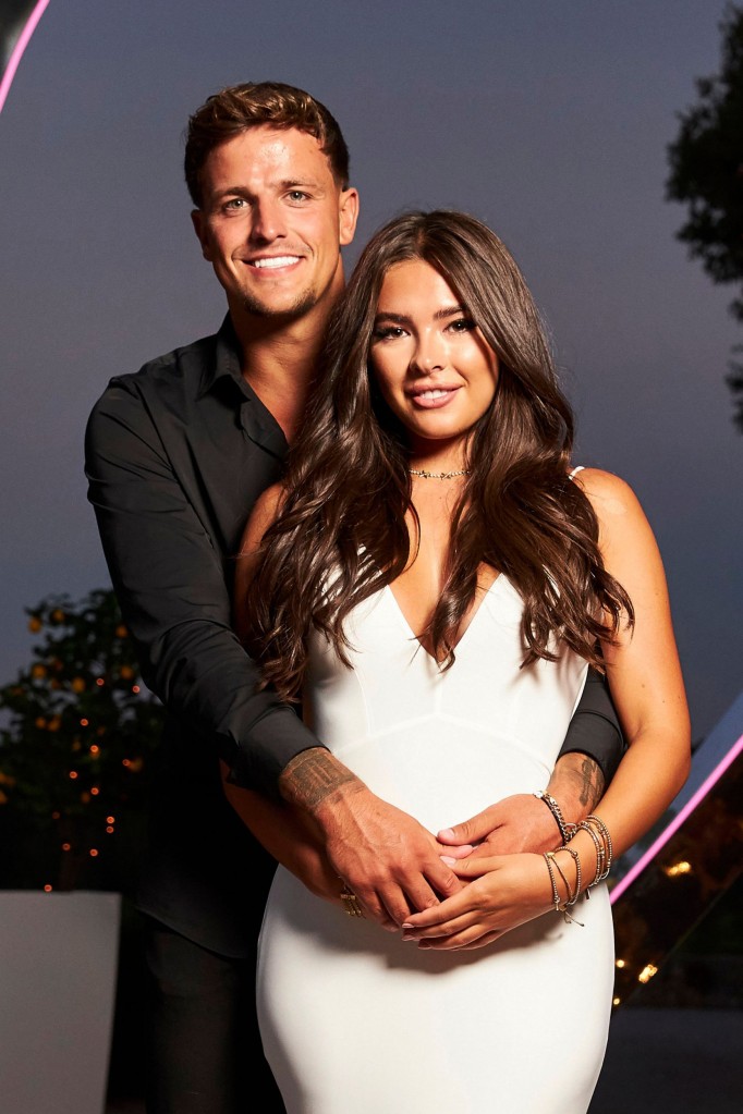 Editorial use only Mandatory Credit: Photo by Matt Frost/ITV/Shutterstock (13060080bl) Gemma Owen and Luca Bish 'Love Island' TV show, Series 8, Episode 57, Live Final, Majorca, Spain - 01 Aug 2022