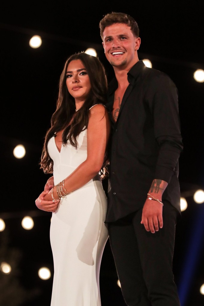 Editorial use only Mandatory Credit: Photo by Matt Frost/ITV/REX/Shutterstock (13060080fl) Gemma Owen and Luca Bish finish runners-up 'Love Island' TV show, Series 8, Episode 57, Live Final, Majorca, Spain - 01 Aug 2022