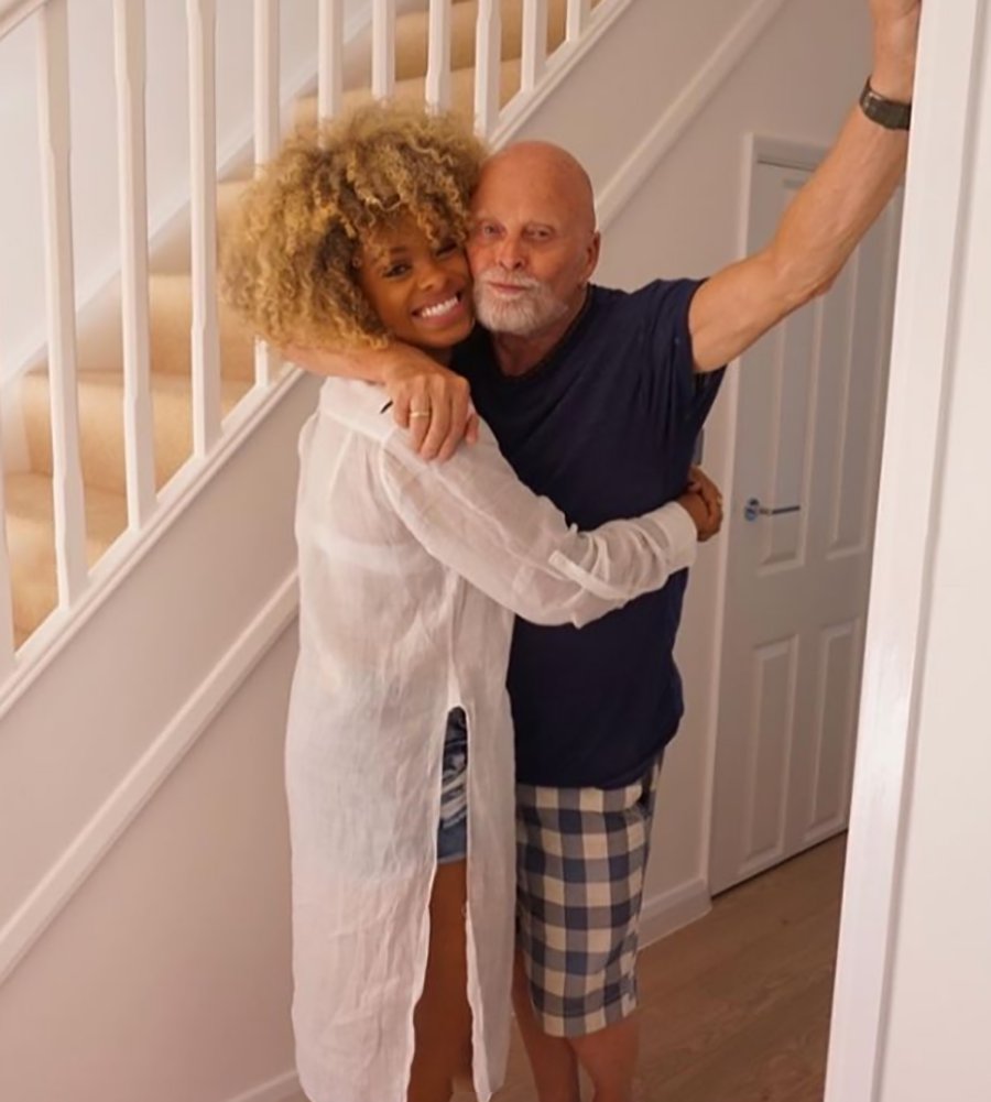 Fleur East and dad Malcolm