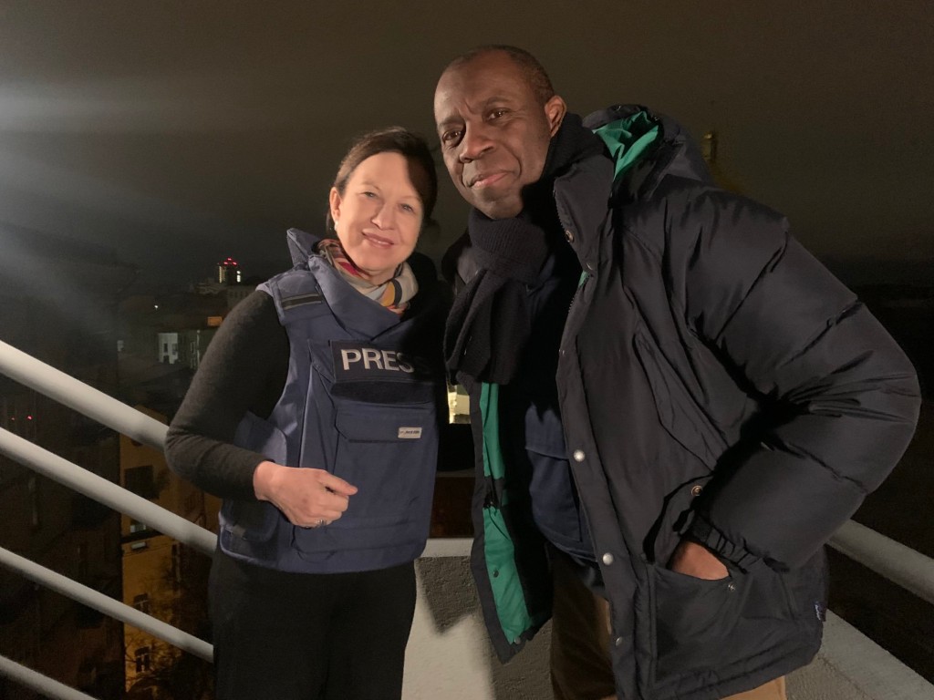 Clive Myrie and Lyse Doucet