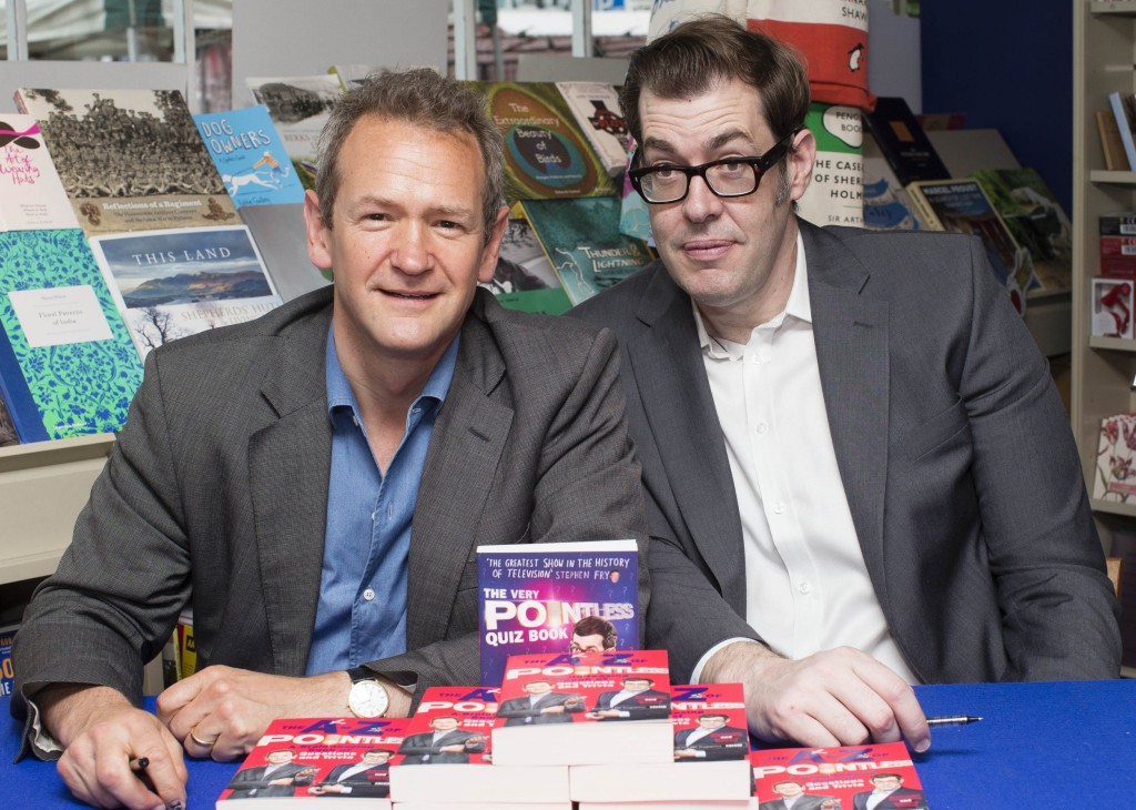 Mandatory Credit: Photo by David Hartley/REX/Shutterstock (5735828a) Alexander Armstrong and Richard Osman 'Pointless' book signing, Hungerford bookshop, UK - 22 Jun 2016