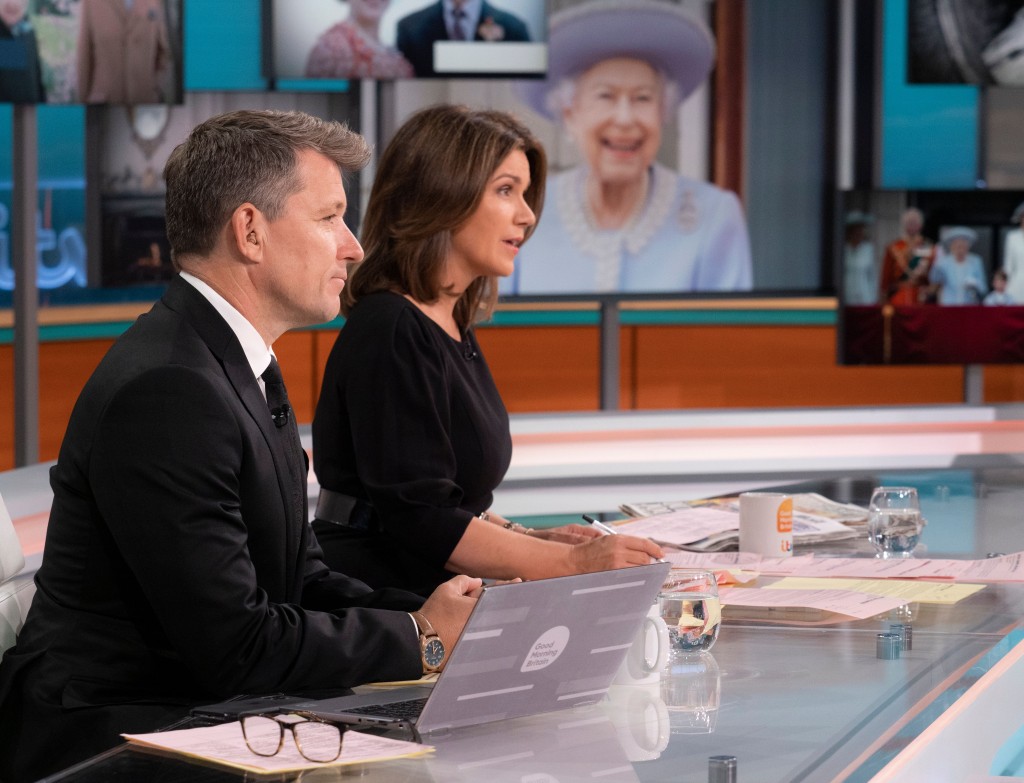 Ben Shephard and Susanna Reid mourn the Queen on Good Morning Britain