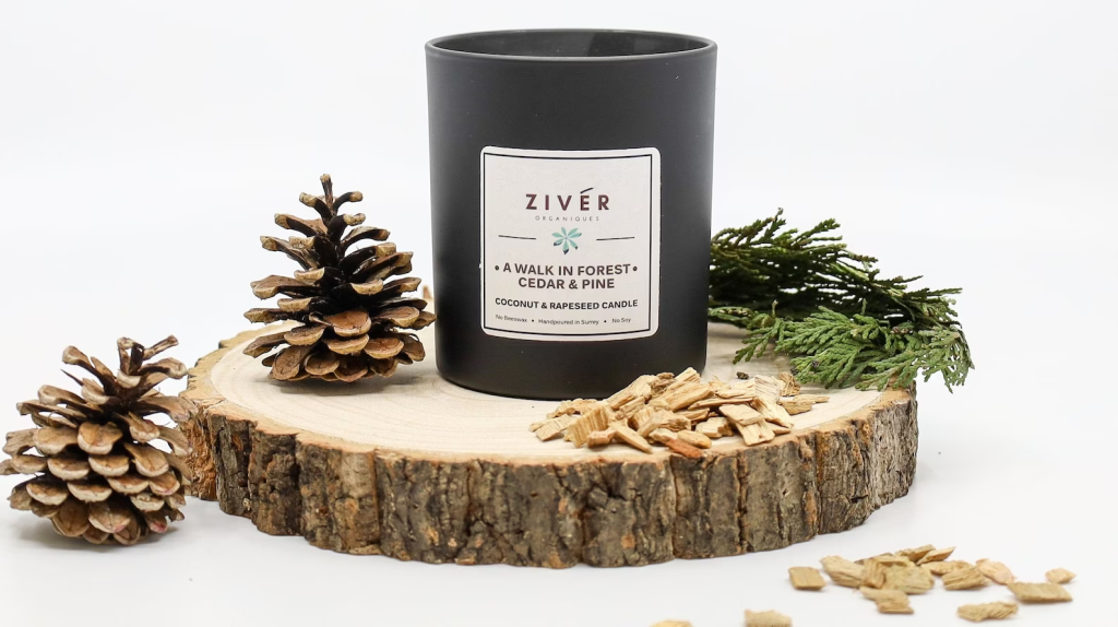 A Walk in the Forest Scented Candle - Ziver Etsy - Cabincore