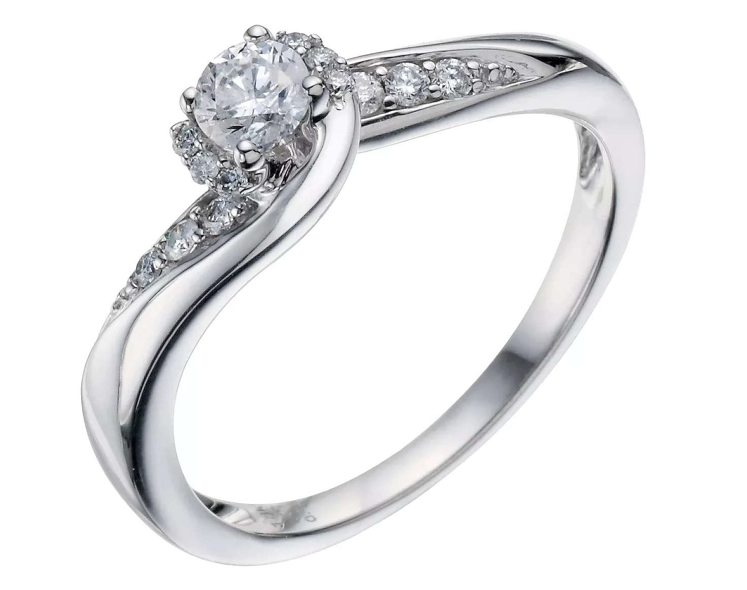 A H. Samuel engagement ring