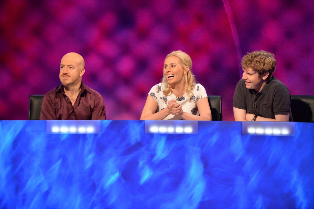 Television Programme: Mock The Week with Andy Parsons, Sara Pascoe and Josh Widdicombe. Programme Name: Mock The Week - TX: 02/10/2014 - Episode: n/a (No. 10) - (C) Angst Productions - Photographer: Richard kendal