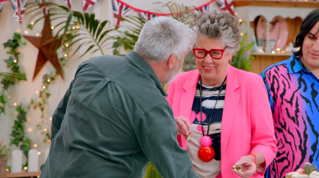 Prue Leith on Bake Off 