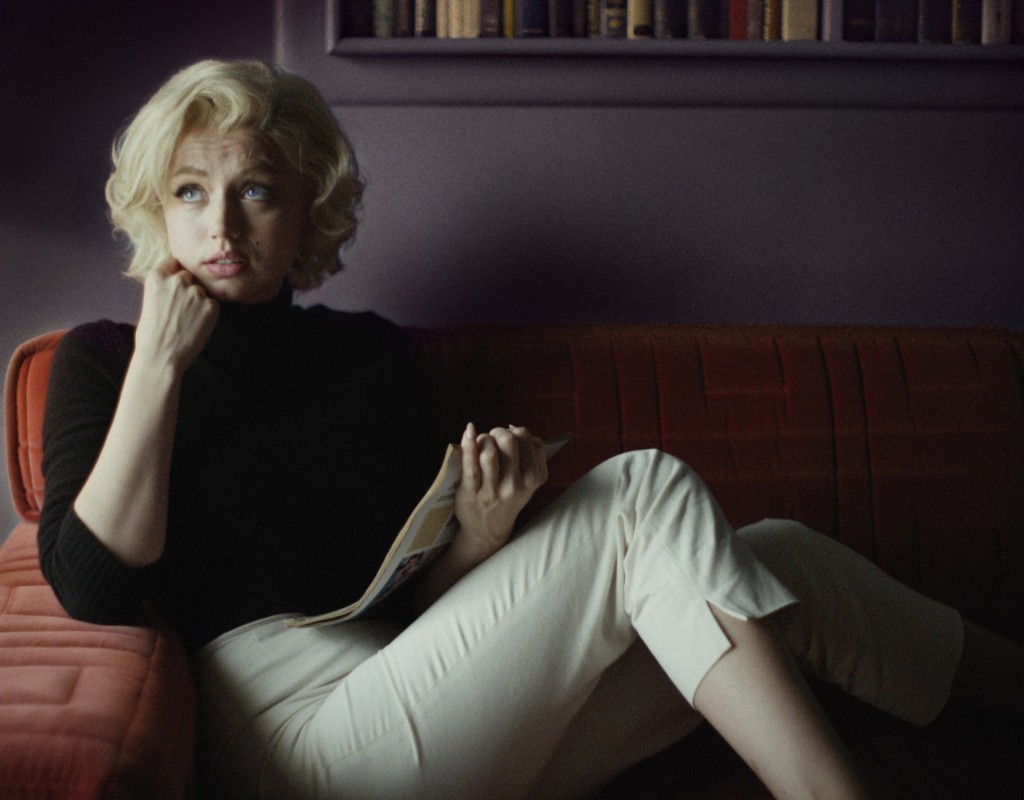 Blonde.??Ana de Armas as Marilyn Monroe. Cr. Netflix ?? 2022