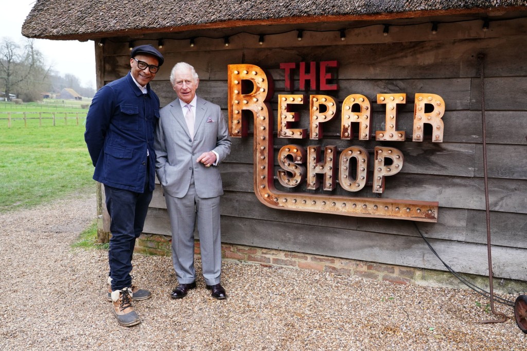 The Repair Shop with Jay Blades and King Charles III