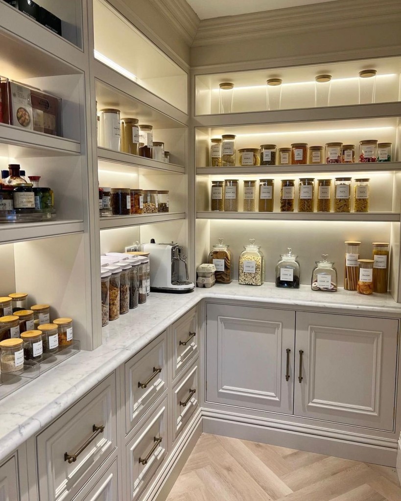 Billie Faiers' pantry in new mansion gives the Kardashians a run for their money