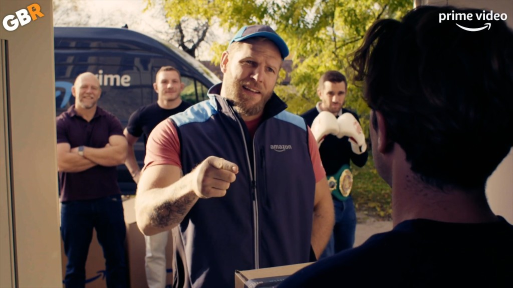 Mike Tindall in the Amazon Prime advert 
