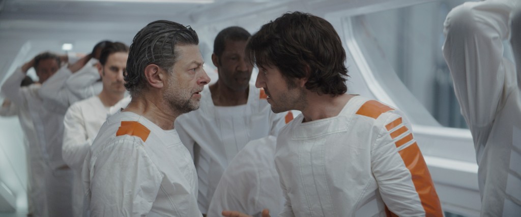 Andy Serkis and Diego Luna in Andor