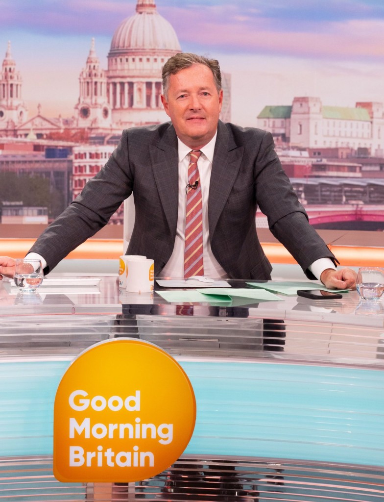 Piers Morgan 'Good Morning Britain' TV show, London, UK - 02 Sep 2020 Editorial use only Mandatory Credit: Photo by Ken McKay/ITV/REX/Shutterstock (10763066cp)