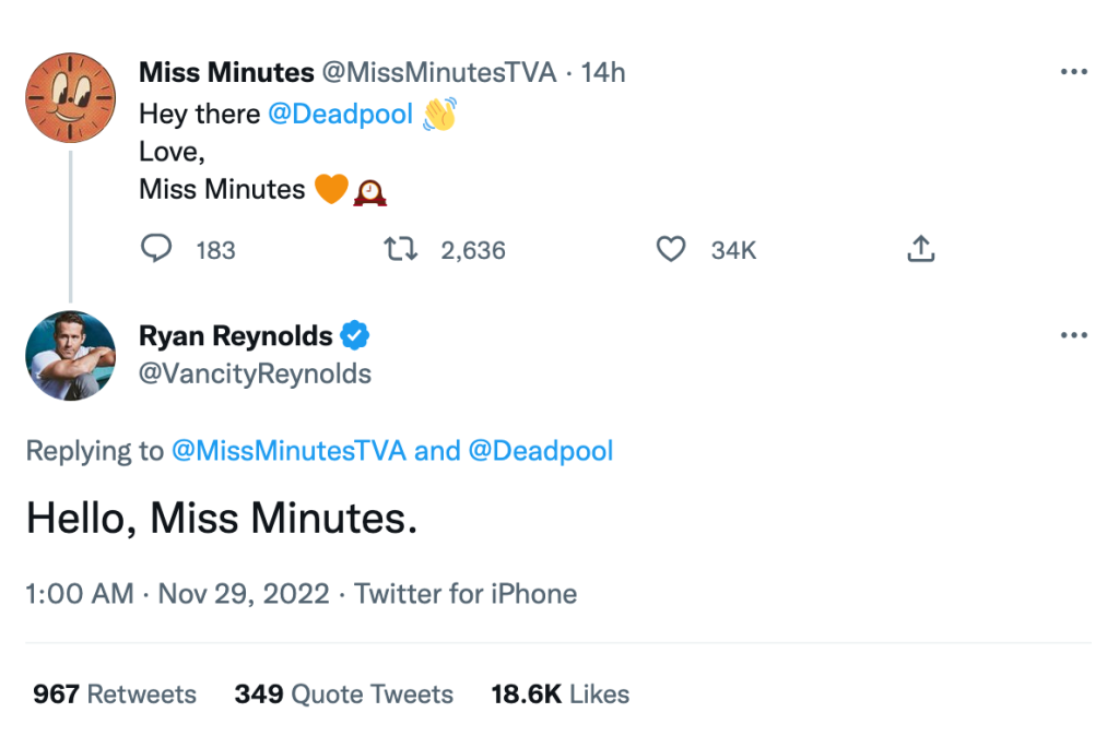 Ryan Reynolds on Twitter