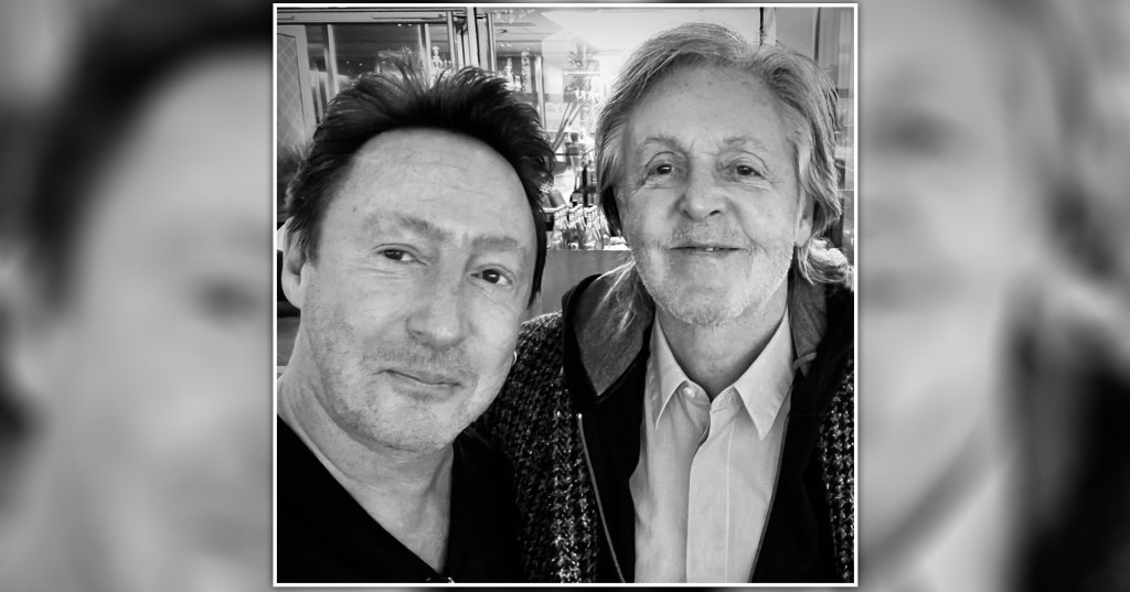 Julian Lennon and Sir Paul McCartney