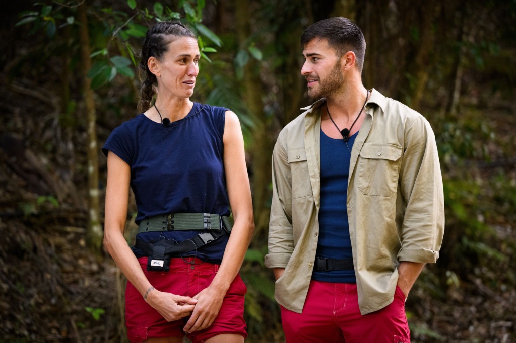 STRICT EMBARGO - NOT FOR USE BEFORE 22:30 GMT, 07 Nov 2022 - EDITORIAL USE ONLY Mandatory Credit: Photo by James Gourley/ITV/Shutterstock (13612300c) Dingo Dollar Challenge - Spaghetti Crossword: Jill Scott and Owen Warner 'I'm a Celebrity... Get Me Out of Here!' TV Show, Series 22, Australia - 07 Nov 2022