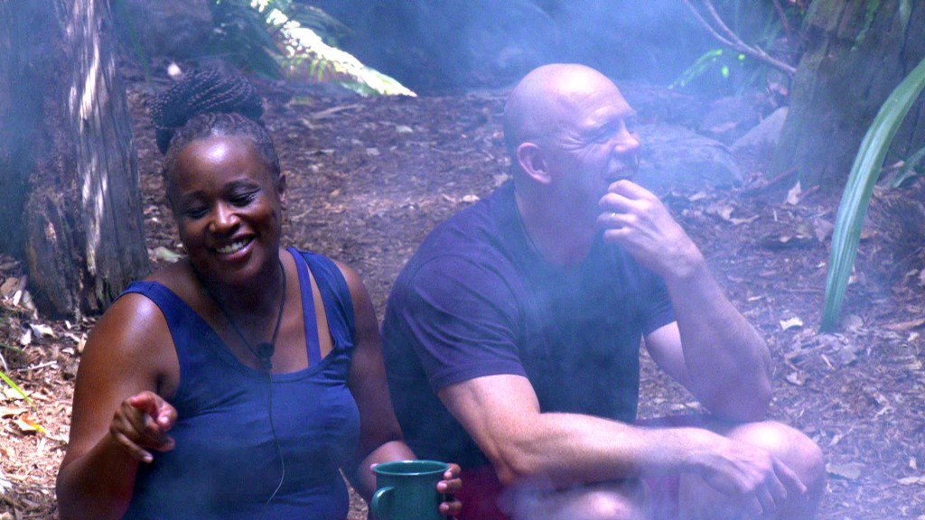 STRICT EMBARGO - NOT FOR USE BEFORE 22:30 GMT, 07 Nov 2022 - EDITORIAL USE ONLY Mandatory Credit: Photo by ITV/Shutterstock (13612227ae) Mike Rapping - Charlene White and Mike Tindall 'I'm a Celebrity... Get Me Out of Here!' TV Show, Series 22, Australia - 07 Nov 2022