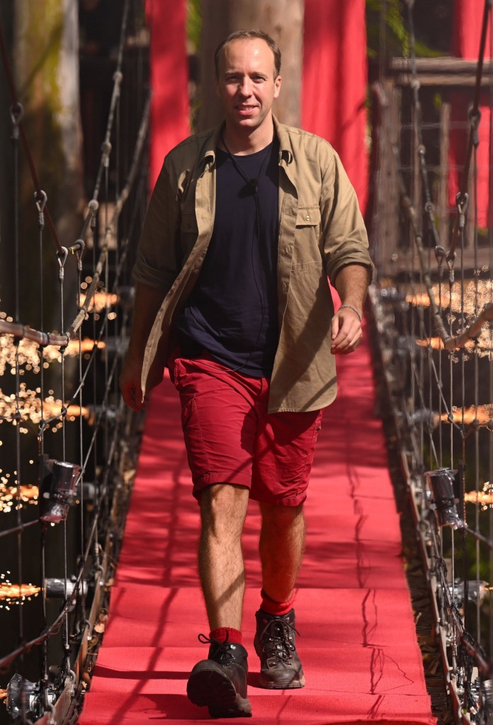 Editorial use only Mandatory Credit: Photo by James Gourley/ITV/Shutterstock (13639537w) Matt Hancock finishes in third place 'I'm a Celebrity... Get Me Out of Here!' TV Show, Series 22, Live Final, Australia - 27 Nov 2022