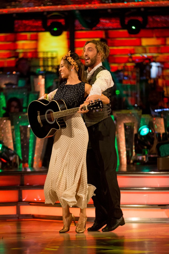 Television programme, 'Strictly Come Dancing' 2018 - TX: 20/10/2018 - Episode: n/a (No. n/a) - Picture Shows: ***LIVE SHOW*** Katya Jones, Seann Walsh - (C) BBC - Photographer: Guy Levy