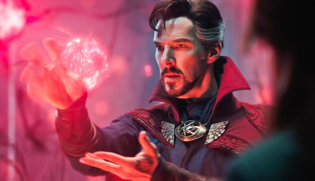 Benedict Cumberbatch in a scene from Doctor Strange in the Multiverse of Madness 