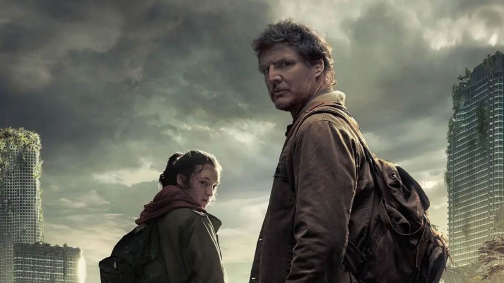 Pedro Pascal and Bella Ramsey in The Last of Us.