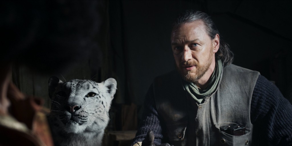 Stelmaria and James McAvoy as Lord Asriel in His Dark Materials