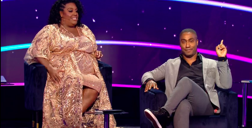 Alison Hammon and Simon Webbe on I Can See Your Voice