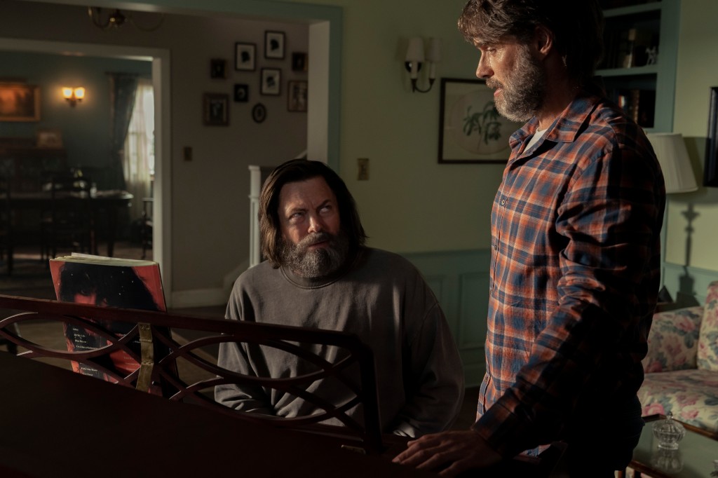 Nick Offerman and Murray Bartlett in The Last of Us
