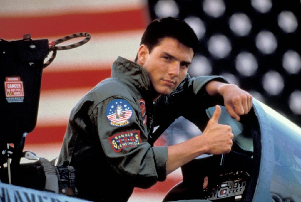 Tom Cruise Top Gun - 1986 Director: Tony Scott Paramount USA Film Portrait Top Gun Editorial use only. No book cover usage. Mandatory Credit: Photo by Paramount/Kobal/Shutterstock (5886113l)